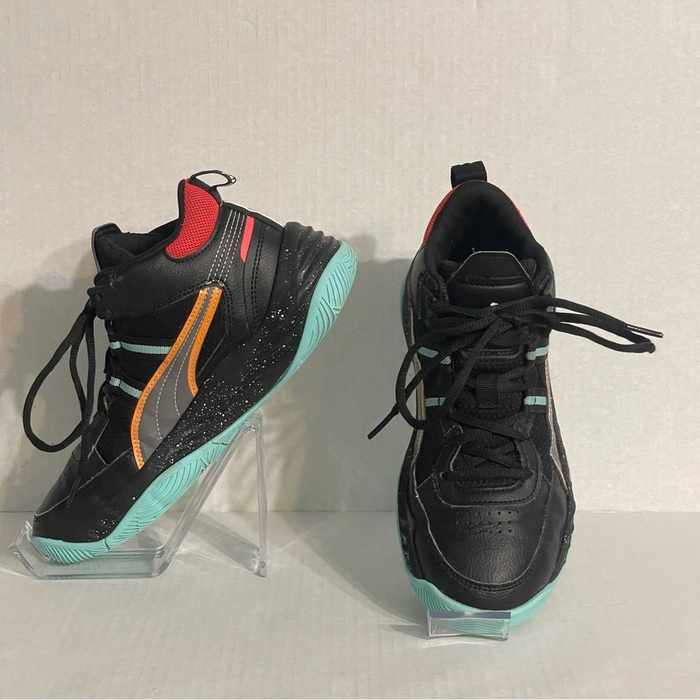 PUMA - Juniors Rebound Future Next Gen Speckle Basketball Shoes, Big Kid size 5 - Picture 2 of 11